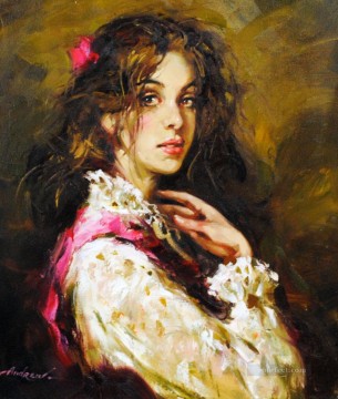 Pretty Woman AA 14 Impresionista Pinturas al óleo